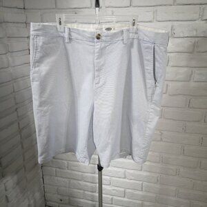 2 / $30.00 - Old Navy Ultimate Slim Men's Size 40 White w/ Blue Golf Shorts